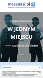 Mobile Screenshot of mecenasi.pl